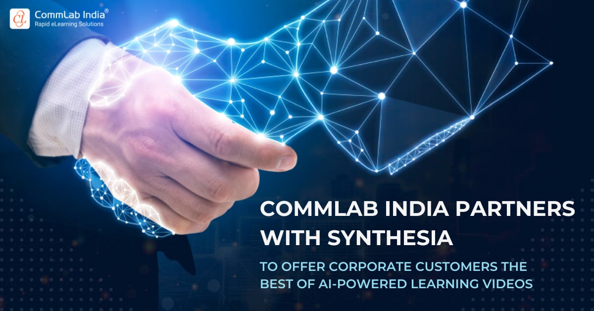 CommLab India and Synthesia Announce Partnership to Deliver Rapid, Personalized Learning Videos
