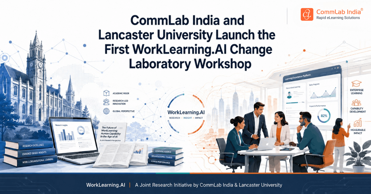 CommLab India & Lancaster University Launch AI Learning Research Workshop