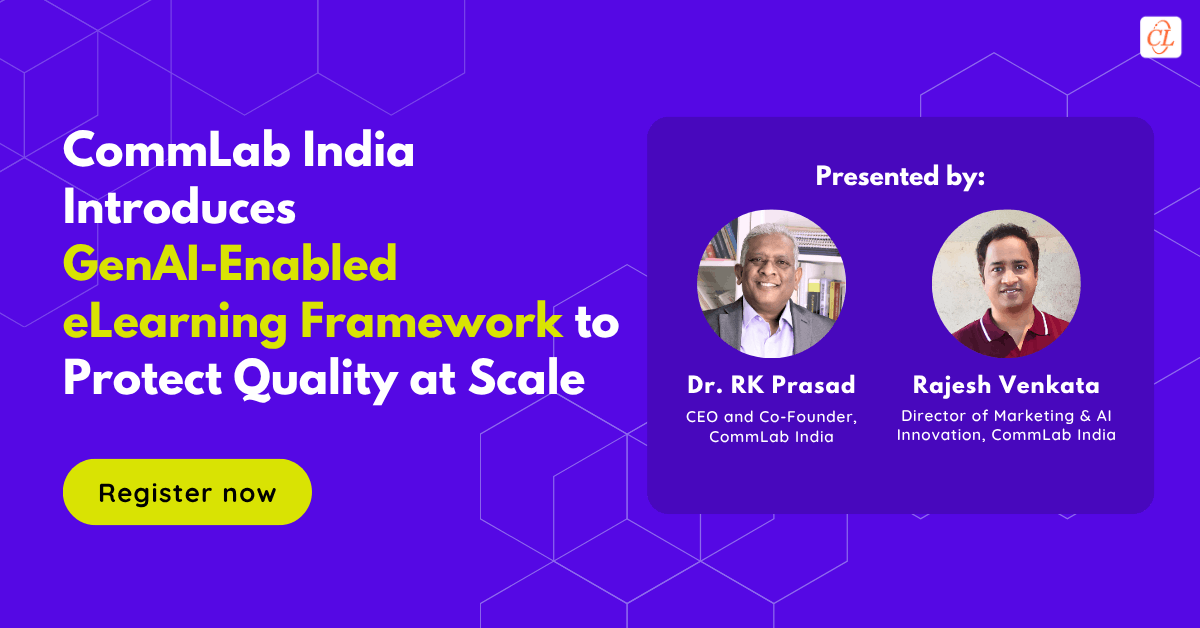 CommLab India Launches GenAI-Enabled eLearning Framework